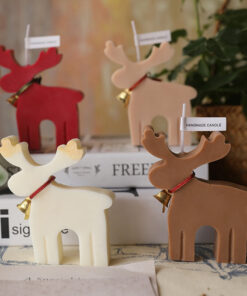 Nến thơm hình con Tuần Lộc làm quà Noel
