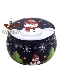 Hũ nến thơm Mini họa tiết Noel làm quà tặng Giáng sinh