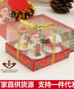 SET quà tặng nến thơm NOEL 4 hũ nến thơm Giáng sinh