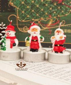 SET quà tặng nến thơm NOEL 4 hũ nến thơm Giáng sinh