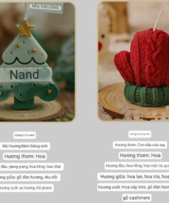 Set quà tặng 3 nến thơm Noel hot Giáng sinh 2023 (1)