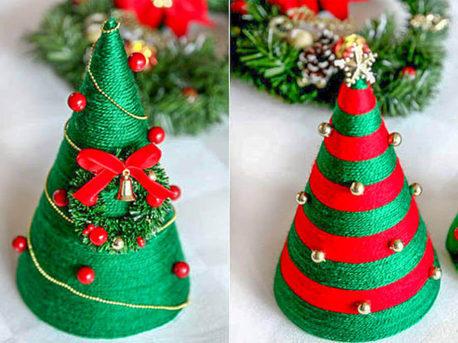 Trang trí quán café đón noel bằng đồ handmade