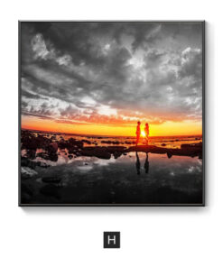Tranh treo tường canvas phòng ngủ 40cm khung PS