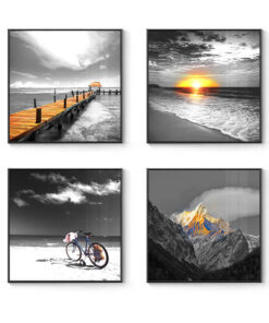 Tranh treo tường canvas phòng ngủ 40cm khung PS