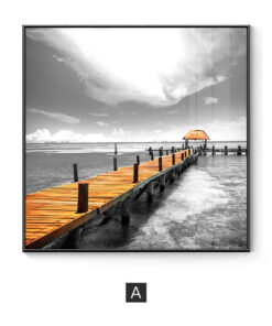 Tranh treo tường canvas phòng ngủ 40cm khung PS