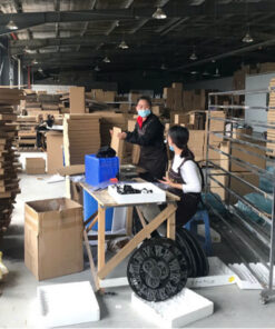 Đồng hồ treo tường cổ điển Industrial kim số La Mã 58cm