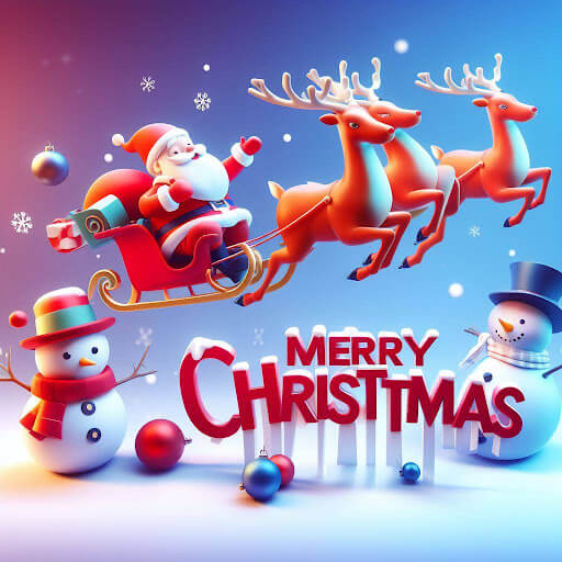 Hình nền Giáng Sinh đẹp, cute, 4K, 3D cho iPhone, Android