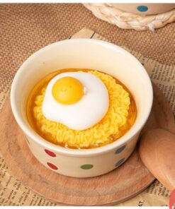 Nến thơm hình tô mì tôm trứng ốp la độc đáo có 102