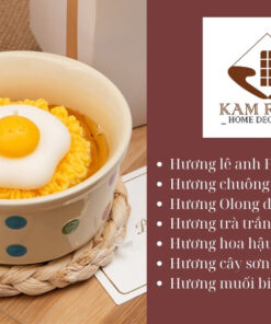 Nến thơm hình tô mì tôm trứng ốp la độc đáo có 102