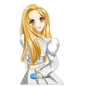 Ảnh avatar cute nữ tóc vàng