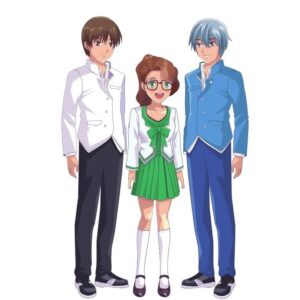 Avatar hình ảnh anime 3 nhân vật