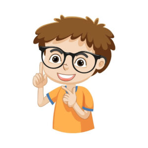 Ảnh mạng cute nam chibi đeo kính