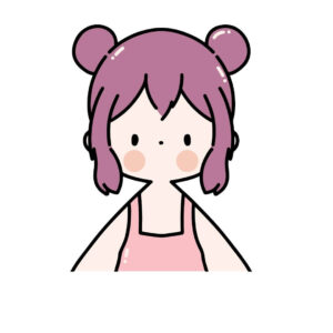 Ảnh avatar nữ cute tóc tím