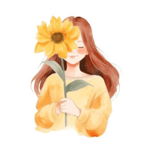 Hình vẽ cute đáng yêu con gái