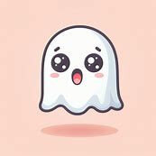 Avatar vô tri hài hước hình con ma chibi